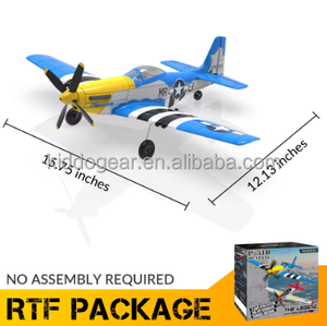 <span class=keywords><strong>Avion</strong></span> RC <span class=keywords><strong>P51</strong></span> Mustang prêt à voler à 4 canaux - <span class=keywords><strong>Avion</strong></span> télécommandé bleu stabilisé par gyroscope pour enfants et débutants - Product Image 2