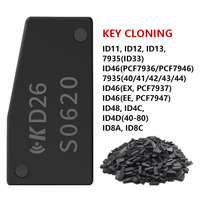 Chip Transpondedor Universal para Automóviles KD Super Clone D26, Super Chip para Programador de Llaves de Automóviles KEYDIY KDX2 KD-MAX