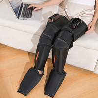 Vente en gros usine : Appareil de massage des genoux et des jambes rechargeable, Botte de compression d'air enveloppante pour le pied avec vibration thermique et masseur de mollets à air