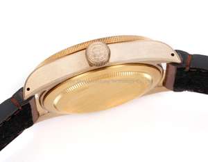 Montre mécanique multifonctionnelle pour homme, mouvement automatique en bronze bleu courbé, diamètre 43 mm, bracelet en cuir de vache italien, robuste - Product Image 5