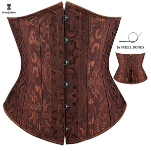 La migliore Vendita Del Prodotto Sexy Corsetto Vintage Underbust Senza Spalline Steampunk Costume Più Il Formato XXXXXXL Donne Corsetti Acciaio Disossato - Product Image 6