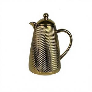 Carafe en acier inoxydable au design Royal Surai, écologique, grande capacité, finition noire moderne, pichet de service pour le stockage de l'eau, traditionnel - Product Image 6