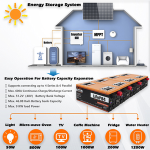 12V 150Ah 12.8V 5Kwh 10Kwh bms Lifepo4 بطارية <span class=keywords><strong>lipo4</strong></span> lp4 rv مخيم الشمسية الطاقة تخزين Lifepo4 بطارية حزمة بطارية ذاتية الشحن - Product Image 5