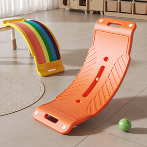 Planche d'équilibre en plastique, planche intelligente, balançoire pour enfants, multifonctionnelle, courbée, entraînement sensoriel, utilisation intérieure, planche d'équilibre pour bébé - Product Image 1