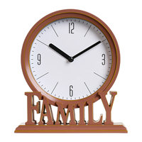 Nouvelle décoration de la maison salon cadeau Unique horloge de bureau silencieux créatif rétro vente chaude personnalisé OEM horloge de bureau