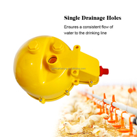 Vanne de régulateur de pression de réservoir de boule d'eau de volaille de poulet automatique de YYC pour le système potable de volaille