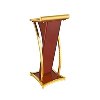 Atril Moderno, Podio para Discursos, Muebles Comerciales, Fabricación de Podios, Metal para Hoteles Comerciales, Acero Inoxidable, China