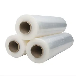 Clear Stretch Film Wrapping Film Packing Film Lldpe <b>Shrink</b> Wrap <b>Plastic</b> Wrap Roll Polyethylene Package Carton Transparent - Product Image 2