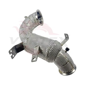 Tubería de Escape de Alto Flujo Vortex de 200 Celdas con Catalizador para Mercedes A45S AMG W177, con Protección Térmica, para Turbo de Alto Rendimiento y Carreras - Product Image 4