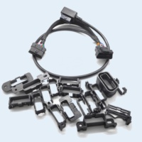 Juego de arnés automático OBD2 macho a hembra personalizado Cable de enchufe OBD con herramientas de diagnóstico
