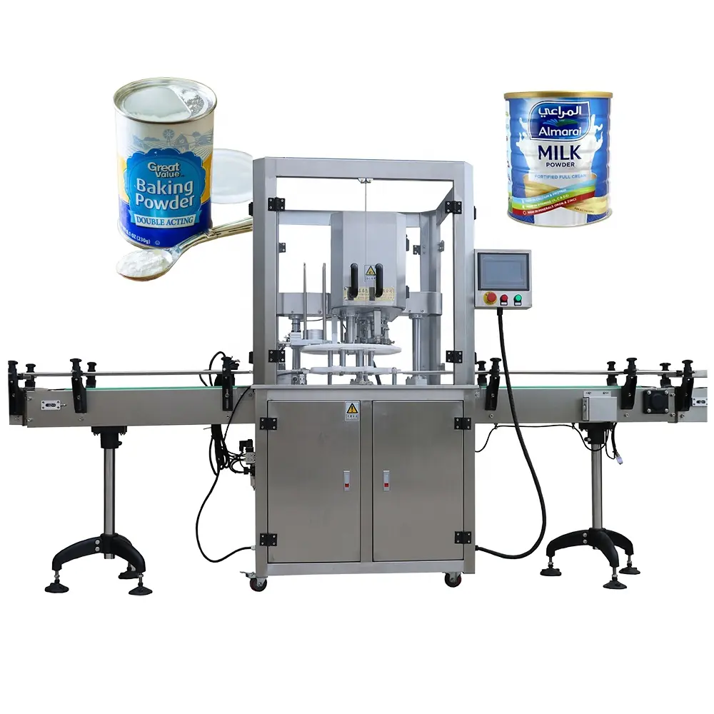 Factory Automatic seaming machine paper/tin /aluminum /PET can sealing machine for canned food and soda beer can seamer