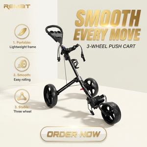 Golf Push <b>Cart</b> With Multi-function Scoreboard Three-wheel Folding Hand/Automatic Aluminum Trolley M Golf Aluminium Trolley - Product Image 5