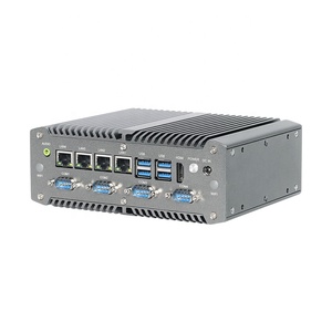 Không Quạt Mini PC Intel Core i5 i7 I9 baremetal 8usb POE 4 Lan RS232 COM <span class=keywords><strong>GPIO</strong></span> HD Wifi 4 gam mô-đun công nghiệp minipc máy tính - Product Image 3