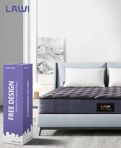 Matelas en mousse à ressorts moderne de luxe à prix d'usine pas cher LAWI, matelas king size - Product Image 1