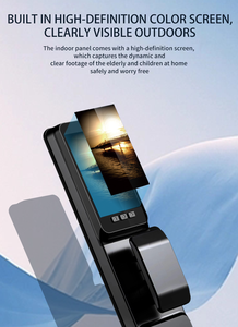 Palm Vene Security Voll automatisches Türschloss 3D-Gesichtserkennung Biometrischer Finger abdruck Tuya Smart Türschloss - Product Image 5