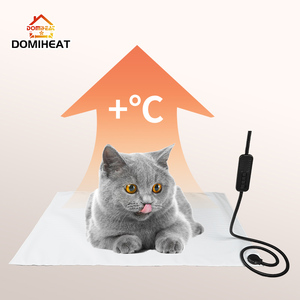 DOMIHEAT Weatherproof PVC Pet Heated <b>Mat</b> Electric Safety Heating Pad for Dogs <b>Cats</b> Outdoor Indoor - Product Image 2