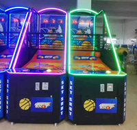 Machine de Tir LCD de Sports d'Intérieur de Centre Commercial, Console de Jeu d'Arcade à Monnayeur, Machine de Tir Simple de Basketball