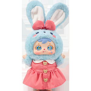 Figura coleccionable Cross-Border Three Little Plushies 400% Body-Soft Cute Bunny Cartoon Peripheral Plush Frozen Inspirado Regalo Muñeca para niñas - Product Image 4