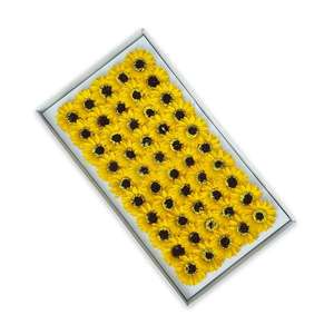 Mini Tournesol Savon Fleur À La Main Savon <span class=keywords><strong>Bouquet</strong></span> De Fleurs pour Mariage Anniversaire Cadeau Bureau Décoration - Product Image 3