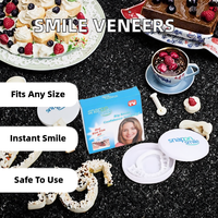 Fausses dents Perfect Smile, supérieures et inférieures, couvre-dents confortables, pâte dentaire flexible, accessoires de blanchiment des dents multi-usages