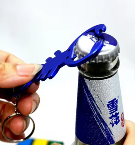 فتاحات زجاجات جراد البحر من الألومنيوم على شكل حيوانات مخصصة ، سلسلة مفاتيح ، طباعة بأنماط مختلفة مع وظيفة الفتاحات - Product Image 6