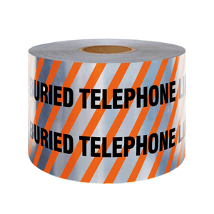 Cinta de Advertencia Subterránea Detectable de Aluminio con Impresión Personalizada de Alta Calidad - Product Image 3