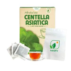 Té Herbal Orgánico Premium de Centella Asiática, Ayuda a Prevenir la Caída del Cabello, Precio de Fábrica, 2G, Marca NMPT, Vietnam, en Caja - Product Image 1