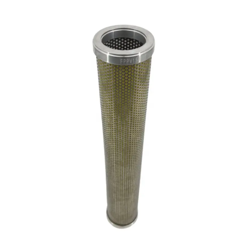 Endüstriyel FPPV15010T hidrolik gaz filtresi elemanı paslanmaz çelik hassas filtre elemanı