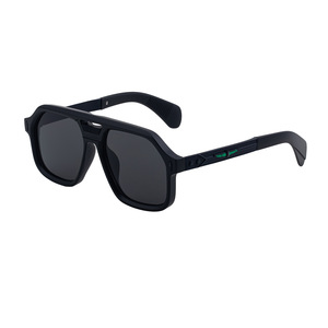Gafas de sol polarizadas con montura cuadrada Carrera para hombre, lentes negras UV400 TAC, montura de aleación de zinc, protección solar para exteriores - Product Image 5