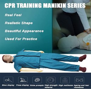 Khoa học y tế hồi sức tim phổi CPR manikin đào tạo sơ cứu hình nộm Đào tạo CPR toàn thân manikin cơ thể con người - Product Image 2
