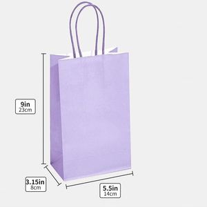 Small Paper <b>Bags</b> with Handles Bulk for Birthday Wedding Baby <b>Shower</b> Parties Retail Merchandise Shopping Small Paper <b>Bags</b> - Product Image 4