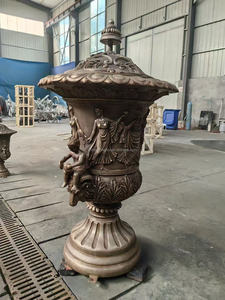 Escultura de Metal Bronce Antigua <span class=keywords><strong>para</strong></span> <span class=keywords><strong>Jardín</strong></span> Exterior, Personalizable y Pulida, Grande, <span class=keywords><strong>para</strong></span> Decoración de Hoteles y Villas - Product Image 2
