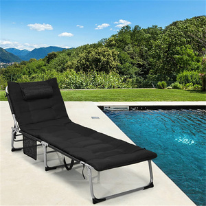<span class=keywords><strong>Lit</strong></span> de camp pliable compact et portable pour l'extérieur, facile à installer, idéal pour le camping, le bureau, la randonnée, la moto, la plage - Product Image 6
