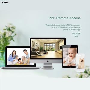 كاميرا IP لاسلكية صغيرة بدقة 1080P مع مستشعر CMOS ورؤية ليلية وكشف للحركة للمراقبة والأمن ومراقبة الأطفال - Product Image 3