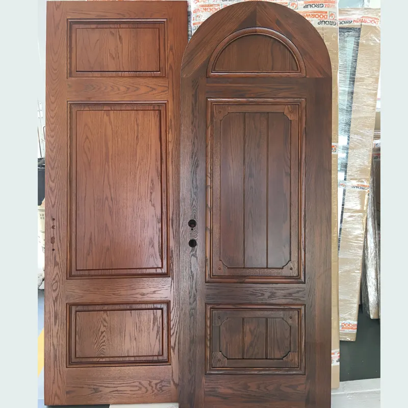 Good quality factory directly residential wood doors plywood door price
