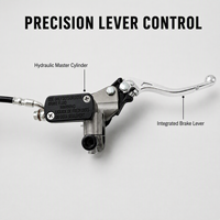 Kit de support d'étrier de frein avant Surron Ultra Bee LBX Talaria MX4 MX3 XXX Haute Performance Vélo Électrique CNC Aluminium Amélioration