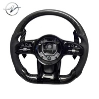Volant sport YZ personnalisable en fibre de carbone à 3 branches avec boutons multifonctions, taille de poignée 50 mm, 100 % testé pour Mercedes