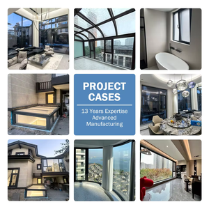 Fenêtre pliante verticale moderne en acier inoxydable, en alliage d'aluminium, étanche, insonorisée, coupe-vent, garantie 5 ans pour villas résidentielles - Product Image 4