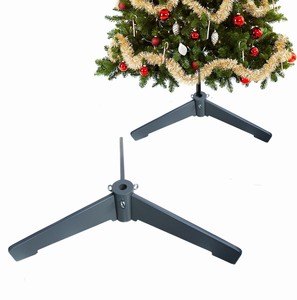Support en métal et bois de hêtre avec pointe, support robuste pour sapin de Noël, base de support pour sapins vivants, base de support pour sapin de Noël - Product Image 4