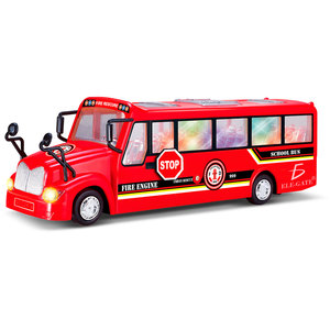 Camión de bomberos de juguete con luz y sonido para niños, juego educativo - Product Image 2