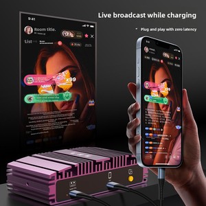 Adaptador de Duplicación de Pantalla para Transmisión en Vivo, Conversor de Pantalla 1080P HD, HDMI 4K, Conmutador de Modo Horizontal y Vertical 1080P para Juegos y TV - Product Image 2