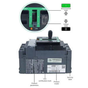 Disjoncteur Mccb NSX630F MIC5.3B 630 3P F C63F35B630 NSX630F MIC5.3B 630 4P F C63F45B630 - Product Image 3