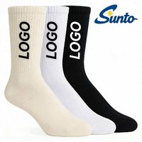Chaussettes en coton tricotées respirantes et antibactériennes couleur bonbon personnalisées pour femme, avec bordure blanche et noire, pour usage quotidien printemps