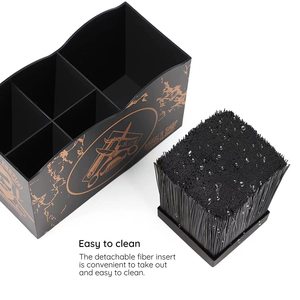 Support de <span class=keywords><strong>rangement</strong></span> multifonctionnel en plastique durable et réutilisable de grande capacité pour outils de coiffure, organisateur de cosmétiques, ciseaux et peignes de barbier - Product Image 2