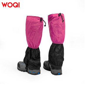 Guêtres de randonnée Woqi roses 48x55cm respirantes, anti-poussière, protection contre la neige, équipement de camping en plein air unisexe - Product Image 5