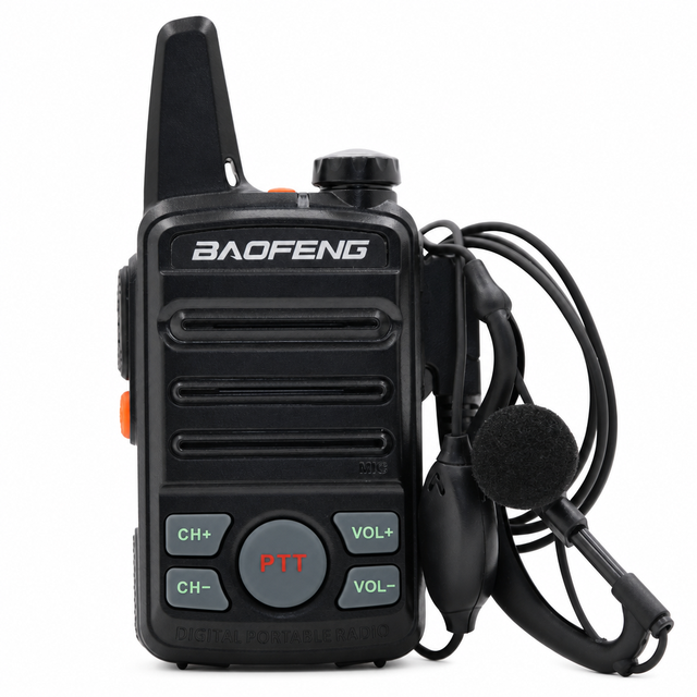 Wholesale Original BF-T99 Mini Portable Walkie Talkie 2W UHF Handheld Two Way Radio Long Range 16 Channels Water Resistant USB