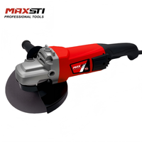 MAXSTI Promotion Spéciale Meuleuse d'Angle Portable 2000W 185mm à Manche Court Tranchant, Outil Électrique Professionnel Haute Puissance pour Découpe et Meulage