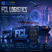Transitaire FCL Chine-USA, fret maritime Shenzhen, livraison DDP avec dédouanement, expédition vers l'Amérique