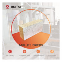 Brique de mullite, excellente stabilité chimique et faible temps d'arrêt pour les murs et les cloisons de régénérateur