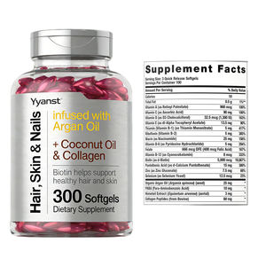 Cápsulas de Gel Suave con Colágeno, Péptidos y Biotina OEM/ODM para la Salud de la Piel, el Sistema Inmunológico y Digestivo en Adultos - Bajo en Carbohidratos/Bajo en Azúcar - Product Image 2